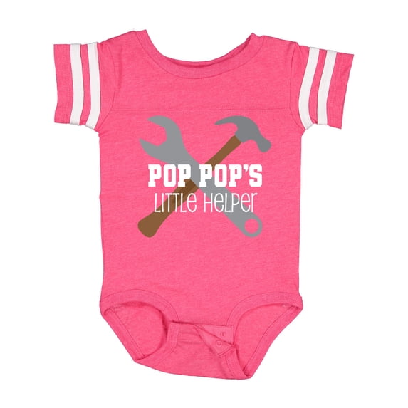 Inktastic Poppop Little Helper Boys Baby Bodysuit