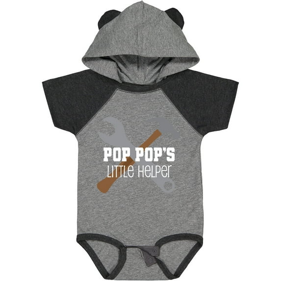Inktastic Poppop Little Helper Boys Baby Bodysuit