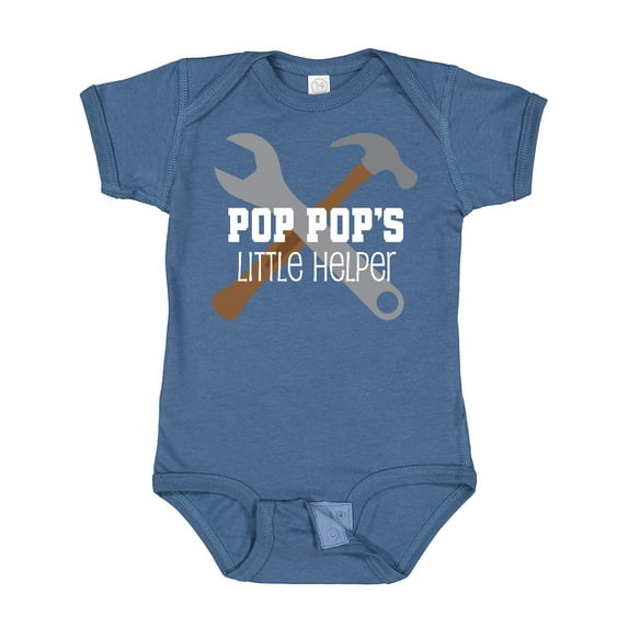 Inktastic Poppop Little Helper Boys Baby Bodysuit