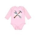 thumbnail image 1 of Inktastic Poppop Little Helper Boys Long Sleeve Baby Bodysuit, 1 of 5