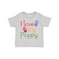 thumbnail image 1 of Inktastic Poppy Grandkids Handprints Boys or Girls Toddler T-Shirt, 1 of 5