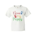 thumbnail image 1 of Inktastic Poppy Grandkids Handprints Youth T-Shirt, 1 of 5