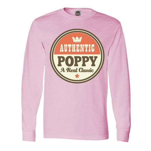 Inktastic Poppy Grandpa Vintage Long Sleeve T-Shirt