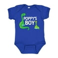 thumbnail image 1 of Inktastic Poppy's Boy Grandson Boys Baby Bodysuit, 1 of 5