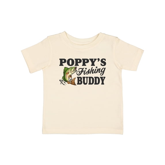 Inktastic Poppy's Fishing Buddy Boys Baby T-Shirt