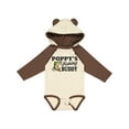 thumbnail image 1 of Inktastic Poppy's Fishing Buddy Boys Long Sleeve Baby Bodysuit, 1 of 5