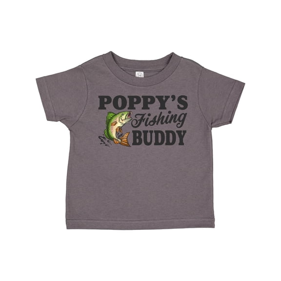 Inktastic Poppy's Fishing Buddy Boys Toddler T-Shirt