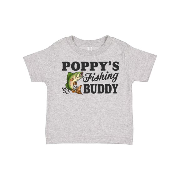 Inktastic Poppy's Fishing Buddy Boys Toddler T-Shirt