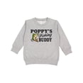 thumbnail image 1 of Inktastic Poppy's Fishing Buddy Toddler Sweatshirt, 1 of 4