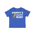 thumbnail image 1 of Inktastic Poppy's Fishing Buddy with White Text Boys Toddler T-Shirt, 1 of 5