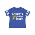 thumbnail image 1 of Inktastic Poppy's Fishing Buddy with White Text Boys Toddler T-Shirt, 1 of 5