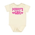 thumbnail image 1 of Inktastic Poppy's Girl Pink with Hearts Girls Baby Bodysuit, 1 of 5