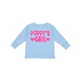 thumbnail image 1 of Inktastic Poppy's Girl Pink with Hearts Girls Long Sleeve Toddler T-Shirt, 1 of 5