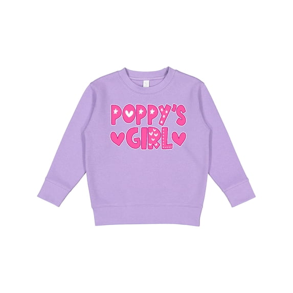 Inktastic Poppy's Girl Pink with Hearts Toddler Sweatshirt