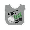 thumbnail image 1 of Inktastic Poppy's Golf Buddy with Golf Ball Boys or Girls Baby Bib, 1 of 4