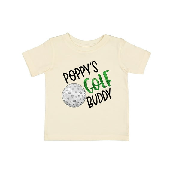 Inktastic Poppy's Golf Buddy with Golf Ball Boys or Girls Baby T-Shirt