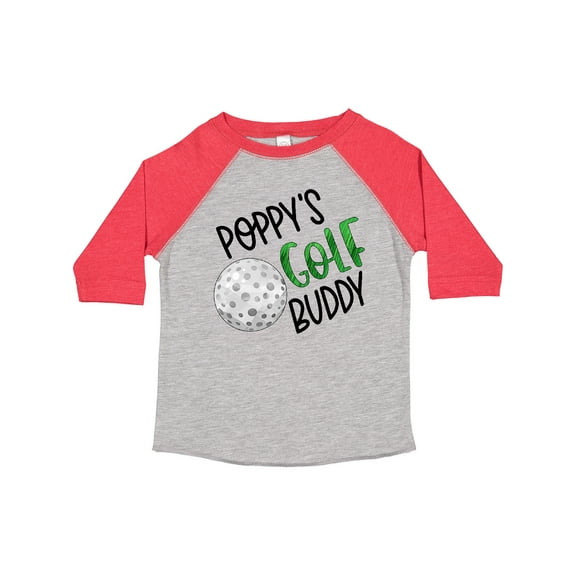 Inktastic Poppy's Golf Buddy with Golf Ball Boys or Girls Toddler T-Shirt