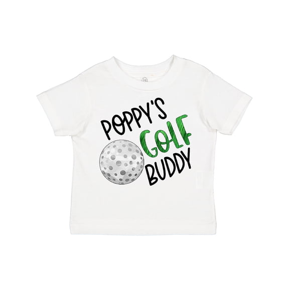 Inktastic Poppy's Golf Buddy with Golf Ball Boys or Girls Toddler T-Shirt