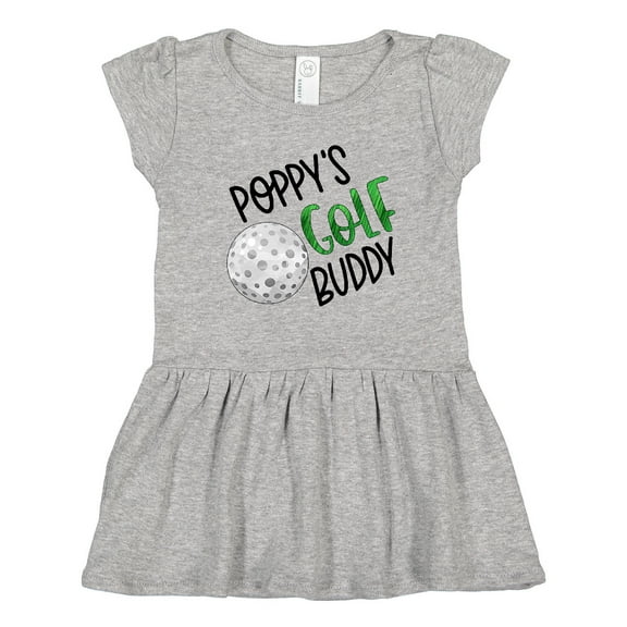 Inktastic Poppy's Golf Buddy with Golf Ball Girls Toddler Dress