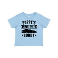 thumbnail image 1 of Inktastic Poppy's Lil' Racing Buddy with Car Silhouette Boys or Girls Baby T-Shirt, 1 of 5