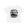 thumbnail image 1 of Inktastic Poppy's Lil' Racing Buddy with Car Silhouette Boys or Girls Baby T-Shirt, 1 of 5