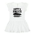 thumbnail image 1 of Inktastic Poppy's Lil' Racing Buddy with Car Silhouette Girls Baby Dress, 1 of 5