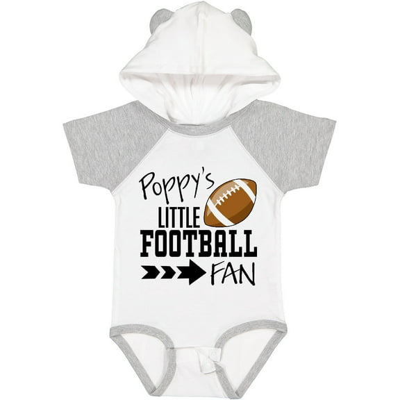 Inktastic Poppy's Little Football Fan Boys or Girls Baby Bodysuit