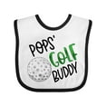 thumbnail image 1 of Inktastic Pops' Golf Buddy with Golf Ball Boys or Girls Baby Bib, 1 of 4
