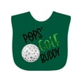 thumbnail image 1 of Inktastic Pops' Golf Buddy with Golf Ball Boys or Girls Baby Bib, 1 of 4