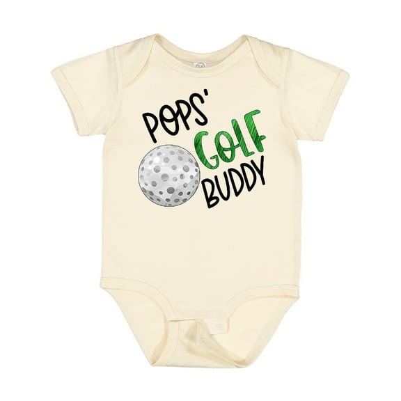 Inktastic Pops' Golf Buddy with Golf Ball Boys or Girls Baby Bodysuit