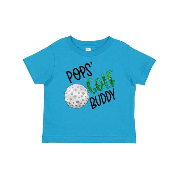 Inktastic Pops' Golf Buddy with Golf Ball Boys or Girls Baby T-Shirt