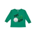thumbnail image 1 of Inktastic Pops' Golf Buddy with Golf Ball Boys or Girls Long Sleeve Toddler T-Shirt, 1 of 5