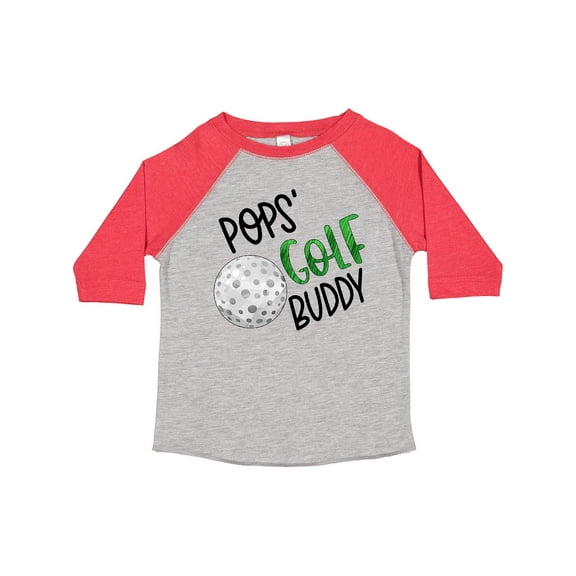 Inktastic Pops' Golf Buddy with Golf Ball Boys or Girls Toddler T-Shirt