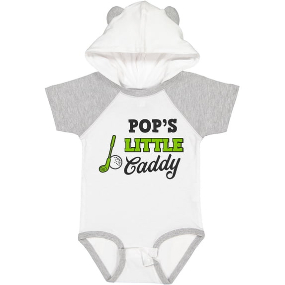 Inktastic Pops Little Caddy with Golf Club and Ball Boys or Girls Baby Bodysuit