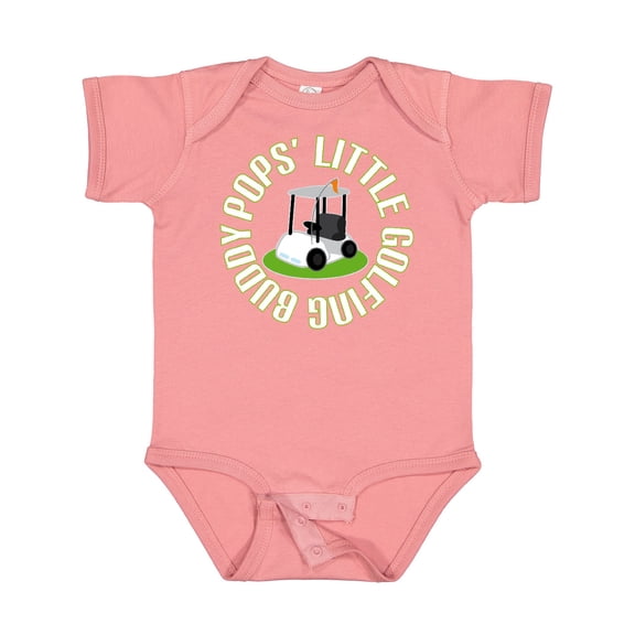 Inktastic Pops Little Golfing Buddy Boys Baby Bodysuit