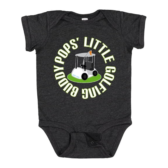Inktastic Pops Little Golfing Buddy Boys Baby Bodysuit