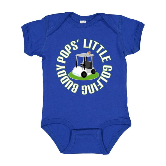 Inktastic Pops Little Golfing Buddy Boys Baby Bodysuit