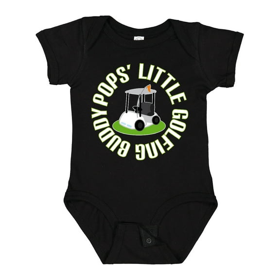 Inktastic Pops Little Golfing Buddy Boys Baby Bodysuit