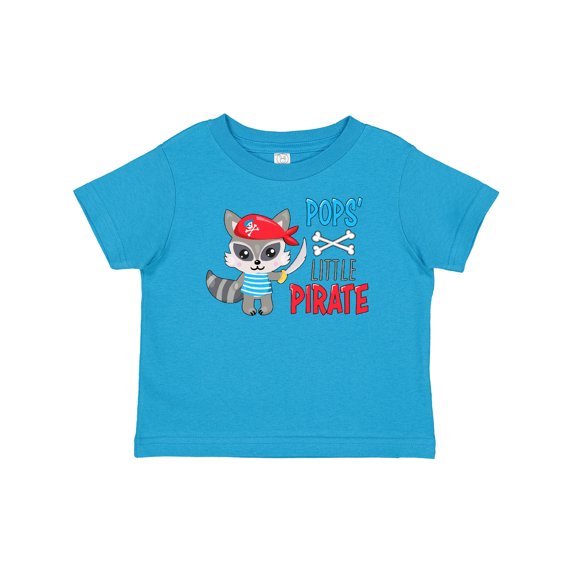 Inktastic Pops' Little Pirate Cute Raccoon with Sword Boys or Girls Baby T-Shirt