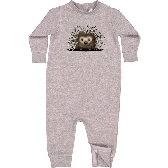 Inktastic Porcupine Baby Fleece Romper