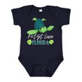 thumbnail image 1 of Inktastic Port St. Lucie, Florida Happy Sea Turtle Boys or Girls Baby Bodysuit, 1 of 5