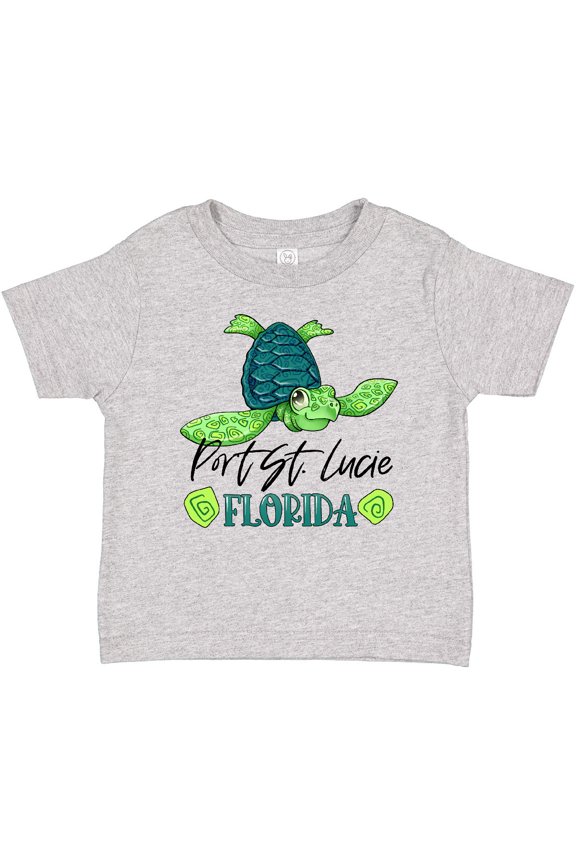 Port St. Lucie, Florida Happy Sea Turtle Boys or Girls Baby T-Shirt
