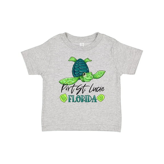 Inktastic Port St. Lucie, Florida Happy Sea Turtle Boys or Girls Baby T-Shirt