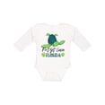 thumbnail image 1 of Inktastic Port St. Lucie, Florida Happy Sea Turtle Boys or Girls Long Sleeve Baby Bodysuit, 1 of 5