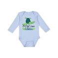 thumbnail image 1 of Inktastic Port St. Lucie, Florida Happy Sea Turtle Boys or Girls Long Sleeve Baby Bodysuit, 1 of 5