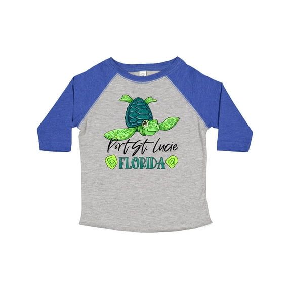Inktastic Port St. Lucie, Florida Happy Sea Turtle Boys or Girls Toddler T-Shirt