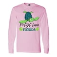 thumbnail image 1 of Inktastic Port St. Lucie, Florida Happy Sea Turtle Long Sleeve T-Shirt, 1 of 5