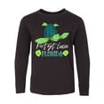 thumbnail image 1 of Inktastic Port St. Lucie, Florida Happy Sea Turtle Long Sleeve Youth T-Shirt, 1 of 5