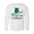 thumbnail image 1 of Inktastic Port St. Lucie, Florida Happy Sea Turtle Long Sleeve Youth T-Shirt, 1 of 5