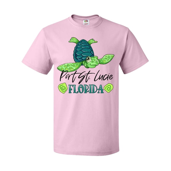 Inktastic Port St. Lucie, Florida Happy Sea Turtle T-Shirt